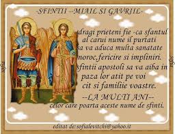 Sa le urma si noi un sincer si calduros la multi ani!, gandurile noastre bune si o. 52 Sfintii Mihail Si Gavril Ideas In 2021 Angel Cards Reading Angel Therapy Angel Tarot Cards
