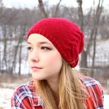 Cable Hat Pattern, Slouchy Hat Pattern, Braided Hat Pattern, Winter Hat  Pattern, Knit Hat Pattern, Ravelry Pattern