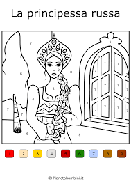 Conta E Colora 48 Disegni Da Colorare In Base Ai Numeri Disegni Da Colorare Disegni Disegni Bambini