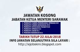 Aziz, menteri muda perumahan dan pembangunan bandar serta menteri muda pembangunan luar bandar, sarawak. Jawatan Kosong Jabatan Ketua Menteri Sarawak 22 Julai 2018