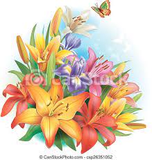 Flores Arranjo Canstock