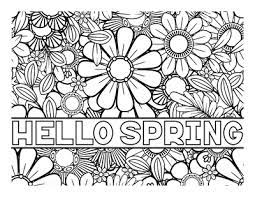 Here's a set of printable alphabet letters coloring pages for you to download and color. 65 Spring Coloring Pages Free Printable Pdfs