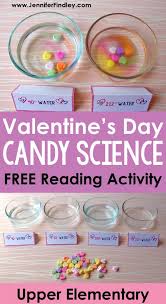 Valentine S Day Science Activity Dissolving Candy Hearts In Varying Temperatures Teaching With Jennifer Findley Valentine Science Activities Science Valentines Valentine Activities