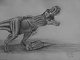 It was cloned for jurassic world sometime under early 2000 when they get confused or upset they can turn chalky white but can be found in. How To Draw Tyrannosaurus Rex Rexy Dominating Carnotaurus Jurassic World Fallen Kingdom Youtube