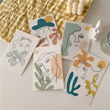Find over 100+ of the best free simple art images. Ready Stock Character Abstract Painting Card Morandi Color Series Ins Wind Creative Postcard Simple Art Photo Props Shopee Philippines