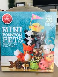 1.325 x 10 x 10.6. Klutz Mini Pom Pom Pets Art Craft Knitting Children Art Hobbies Toys Toys Games On Carousell