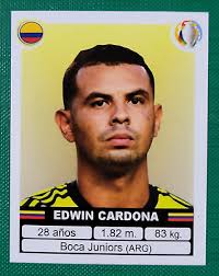 2021 ES Copa America #122 EDWIN CARDONA Colombia Soccer Team Sticker Promo