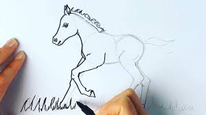 How do you draw a horse head? How To Draw The Cutest Horse Foal You Ve Ever Seen Youtube
