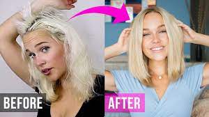I damaged my hair by bleaching it, dying it, getting extensions bo. Bleach Fail My Damaged Hair Transformation Youtube