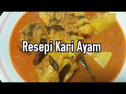 Selengkapnya, simak resep di bawah ini, ya! Resepi Kari Ayam Simple Youtube