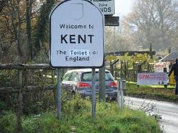 Kent is a county in south east england and one of the home counties. Police Investigate Toilet Of England Prank On Kent Road Signs Express Star