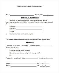 Free 23 Patient Release Forms In Pdf Ms Word Medical Information Form Press Release Template