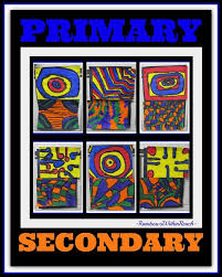 Primary Secondary Colors In First Grade Primary And Secondary Colors Color Art Lessons First Grade Art