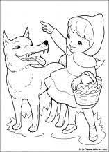Colouring In Imagenes De Caperucita Roja Lobo De La Caperucita Roja Caperucita Roja Dibujo Dibujos de caperucita roja para pintar, colorear dibujos de el lobo feroz y caperucita roja. lobo de la caperucita roja