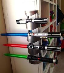 Ikea Wine Rack Repurposed To A Lightsaber Holder Ninos Cuartos