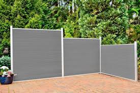 Wpc Sichtschutzzaun Stockholm Anthrazitgrau Hohe 180 Cm Lange 26 11 M