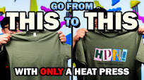 How To Print T-Shirts WITHOUT A Printer?!
