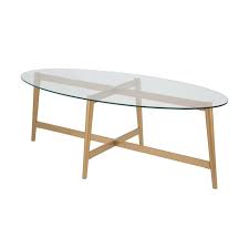 Broderick Oval Coffee Table Coffee Table Modern Glass Coffee Table Oval Coffee Tables