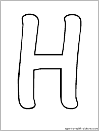 Bubble Letters H Coloring Page Bubble Letters Alphabet Coloring Pages Alphabet Coloring