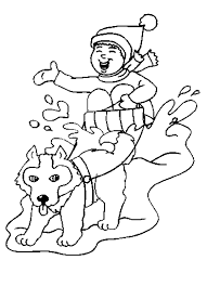 Not watchdogs, but they make great work dogs for pulling sleds on the snow. Sledding Coloring Pages Coloring Home