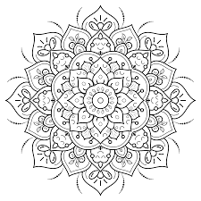 Cirkelvormige Bloemen Mandala Kleurplaat 1053755 Download Free Vectors Vector Bestanden Ontwerpen Templates