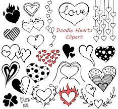 Big Set Of Doodle Hearts Clipart Heart Clip Art Digital Hearts Clip Art 90 Png Eps Ai Vector Files For Personal And Commercial Use In 2021 Heart Clip Art Heart Doodle Clip Art