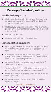 Marriage Check In Questions Love And Marriage Happy Marriage Healthy Marriage