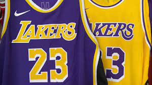 The lakers' iconic gold jersey is a huge fan favorite, but the team keeps treating the staples center faithful to purple threads. Lebron James Nike Authentic Lakers Jersey Gold And Purple Youtube