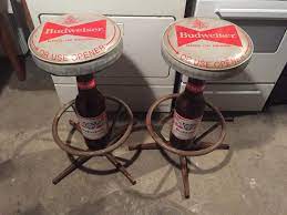 Did i mention we have beer hats? Vintage Budweiser Bar Stools For Sale Buy Sell Trade Ozarkanglers Com Forum