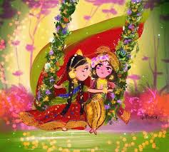 Image May Contain One Or More People Krishna Radha Painting Cute Krishna Radha Krishna Art