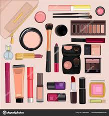 Vector Set Cosmetic Items — Stock Vector © Ollimay #182802386