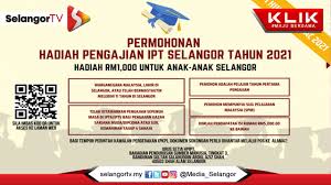 Sila isi semua butir yang diperlukan bagi membenarkan anda memohon hadiah pengajian ipt dari kerajaan negeri selangor. Hadiah Pengajian Ipt Rm1 000 Tutup 31 Mac Selangortv