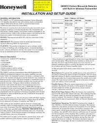 *power saving feature:the alarm sound pattern is 4 beeps every 5 seconds for the first 4 minutes. 8dl5800detector Alarm User Manual K14631 Ii Honeywell