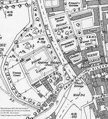 Queens College Cambridge Map Old Views And Plans | Queens' College
