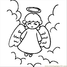 Joe character named wild weasel, also known as halo and those with pictures of the halo of light often surrounding an angel. Angel With Halo Coloring Page For Kids Free Angel Printable Coloring Pages Online For Kids Coloringpages101 Com Coloring Pages For Kids