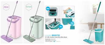 Stainless Steel Ceiling Cleaning Mop Self Cleaning Mop And Bucket Flat Mop Floormop Cleaningmop Flatmopwit Floor Cleaning Mop Cleaning Mops Microfiber Mops