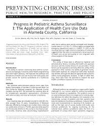 Pdf Peer Reviewed Progress In Pediatric Asthma
