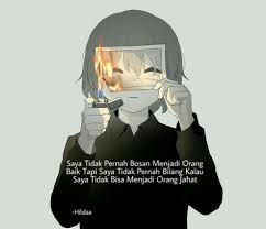 10 tokoh anime ini memiliki kepribadian ganda yang menyeramkan. 7 Ide Psikopat Gambar Seni Gelap Tipografi Jepang