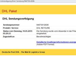 Hallo, bei der dhl lieferung die ich zurückschicken will ist kein retourenschein dabei, kann ich die ware trotzdem kostenlos zurückschicken? Verbraucherschutzer Warnen Vor Falschen Dhl Mails Multimedia