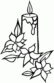 Includes images of baby animals, flowers, rain showers, and more. Printable Christmas Coloring Page Candle Coloring Library