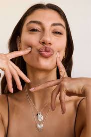 Silver Necklace Dear Heart Necklace Heart Necklace