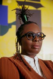 Mickalene Thomas and Whoopi Goldberg