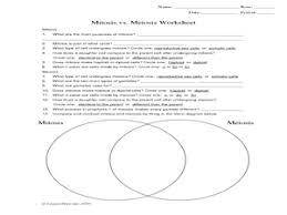 Documents similar to worksheet 5.7 comparing mitosis and meiosis. Meiosis Lesson Plans Worksheets Lesson Planet