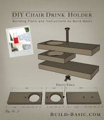 Build A Diy Chair Drink Holder Diy Chair Adirondack Chairs Diy Drink Holder Diy