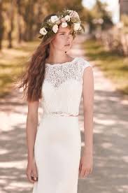 Crop Top Wedding Dress Style 2053 Mikaella Bridal