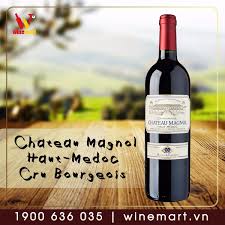 Vang Phap Chateau Magnol Haut Medoc Cru Bourgeois Gia Tốt Cabernet Sauvignon Mu Tạc Rượu Vang đỏ