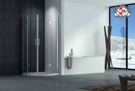 F244a Hinge Shower Door Enclosures 6mm Toughened Safety Glass 20mm Adjustment In Wall Profile Bifold Shower Door Glass Shower Doors Shower Doors