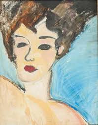 Kees Van Dongen, Attributed: Portrait Du Femme