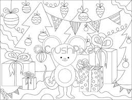 Zentangle shark totem for adult anti stress coloring page for ar. Abstract Adult Art Background Black Book Cartoon Children Christmas Coloring Stock Vector Crushpixel