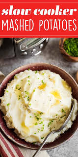 Crock Pot Mashed Potatoes Easy No Stress Simplyrecipes Com Recipe Mashed Potatoes Food Easy Mashed Potatoes